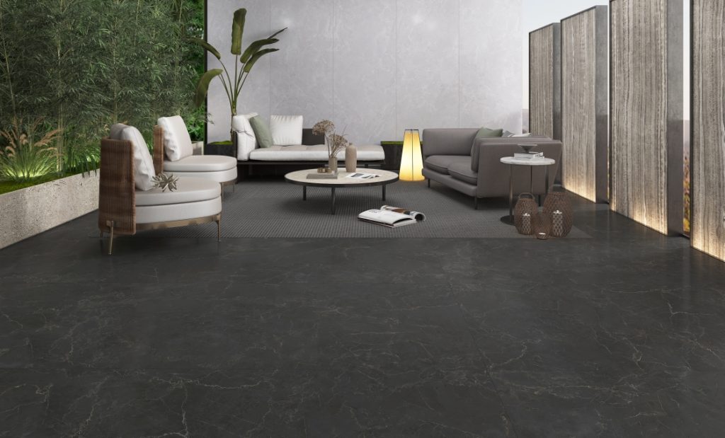 Champs Elysees Black Gold(Matte) Sintered Stone Used For Floors